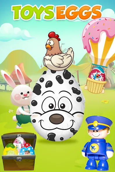 Surprise Eggs - Toddler games [МОД: Много монет, Открытые уровни и Мега MOD] Screenshot 1