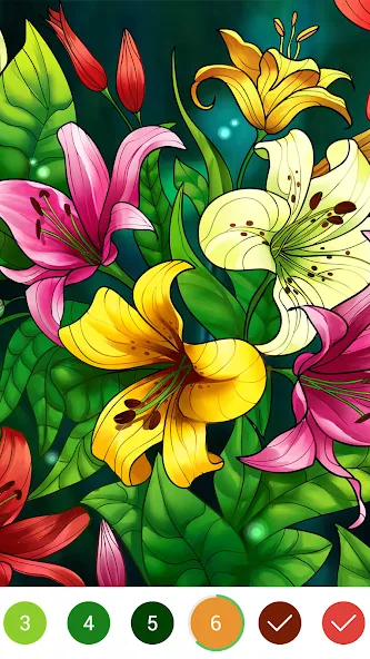 Coloring Book: Color by Number (Колоринг Бук) [МОД: Все открыто, Дополнительные деньги и Меню MOD] Screenshot 1