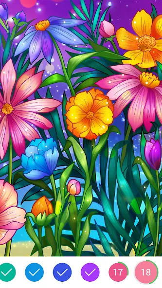 Coloring Book: Color by Number (Колоринг Бук) [МОД: Все открыто, Дополнительные деньги и Меню MOD] Screenshot 4