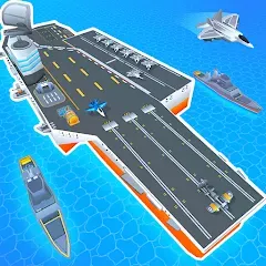 Скачать Idle Aircraft Carrier (Айдл Эйркрафт Кэрриер) [МОД: Деньги, Монеты и Меню MOD] | Взлом Idle Aircraft Carrier на Андроид