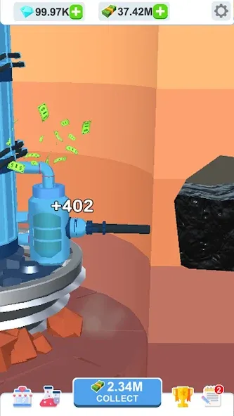 Idle Dig Factory [МОД: Бесконечные деньги, Монеты и Мега MOD] Screenshot 2