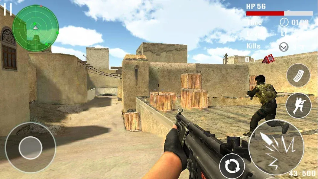 Gun Strike Shoot 3D [МОД: Деньги, Монеты и Меню MOD] Screenshot 3
