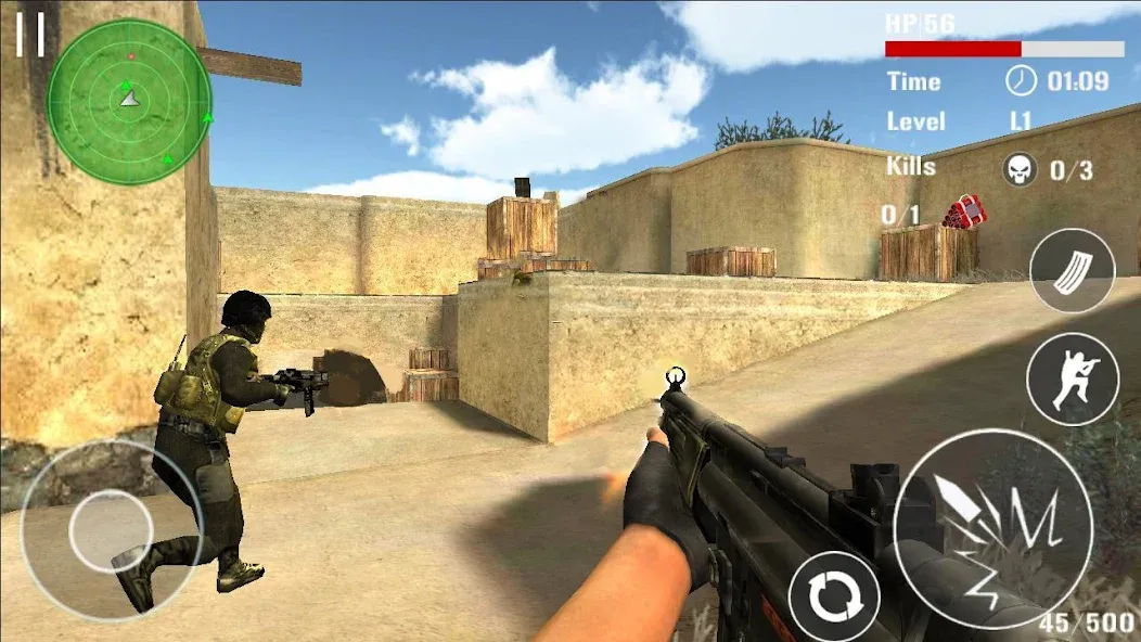 Gun Strike Shoot 3D [МОД: Деньги, Монеты и Меню MOD] Screenshot 4