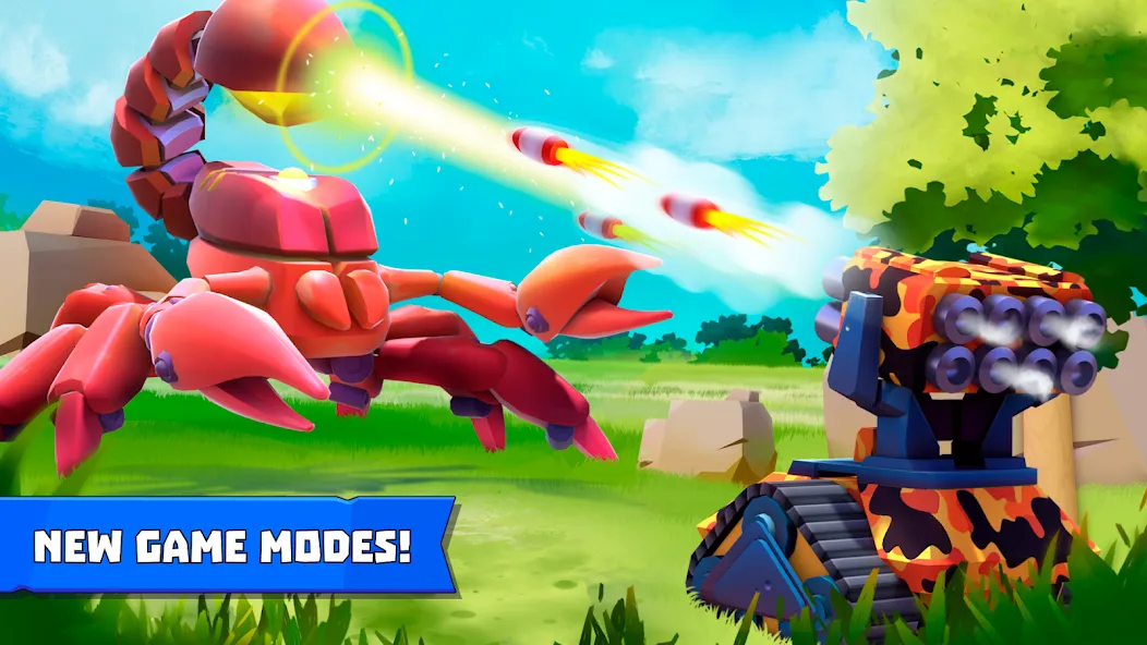Tanks a Lot - 3v3 Battle Arena [МОД: Много денег, Монет и Все открыто] Screenshot 1