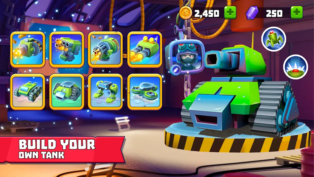 Tanks a Lot - 3v3 Battle Arena [МОД: Много денег, Монет и Все открыто] Screenshot 2