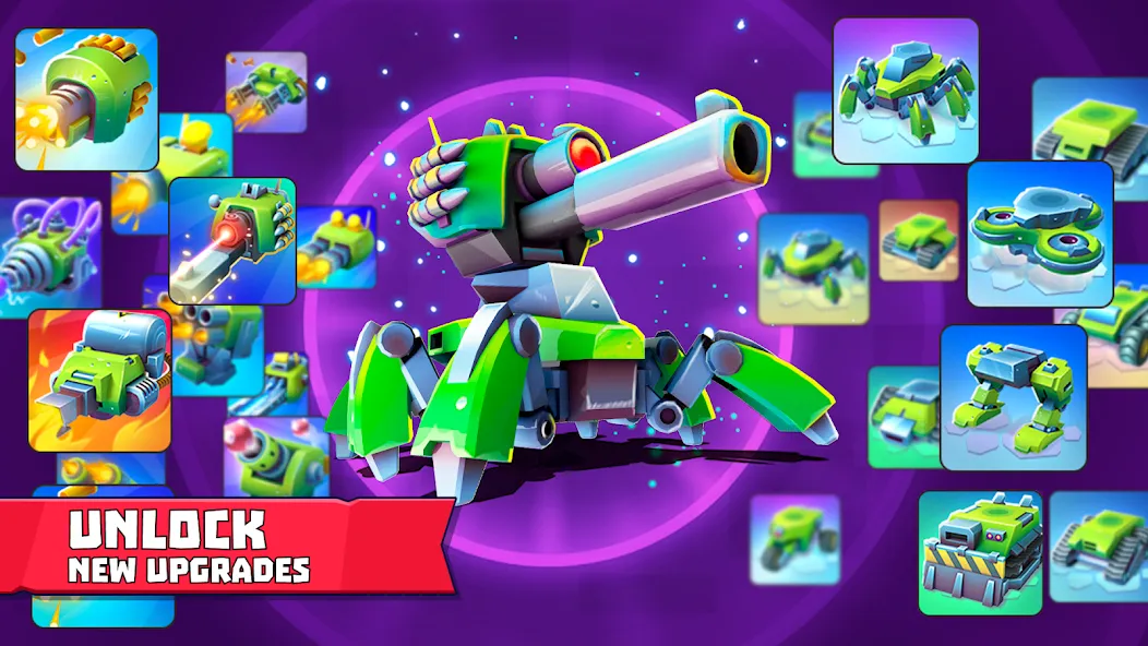 Tanks a Lot - 3v3 Battle Arena [МОД: Много денег, Монет и Все открыто] Screenshot 4