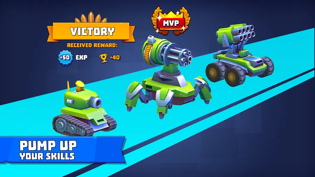 Tanks a Lot - 3v3 Battle Arena [МОД: Много денег, Монет и Все открыто] Screenshot 5