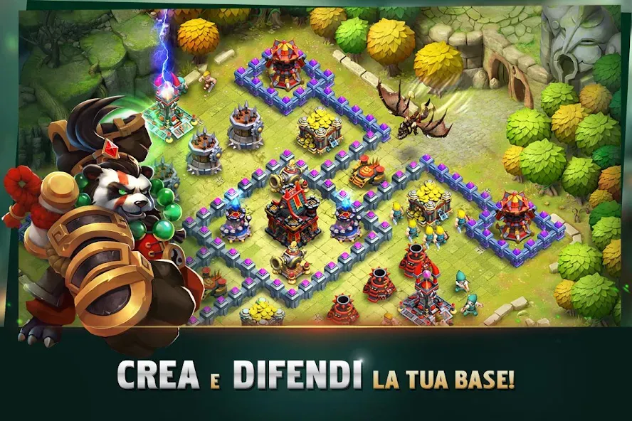 Clash of Lords 2: Italiano (Клэш оф Лордс 2) [МОД: Деньги, Монеты и Меню MOD] Screenshot 1