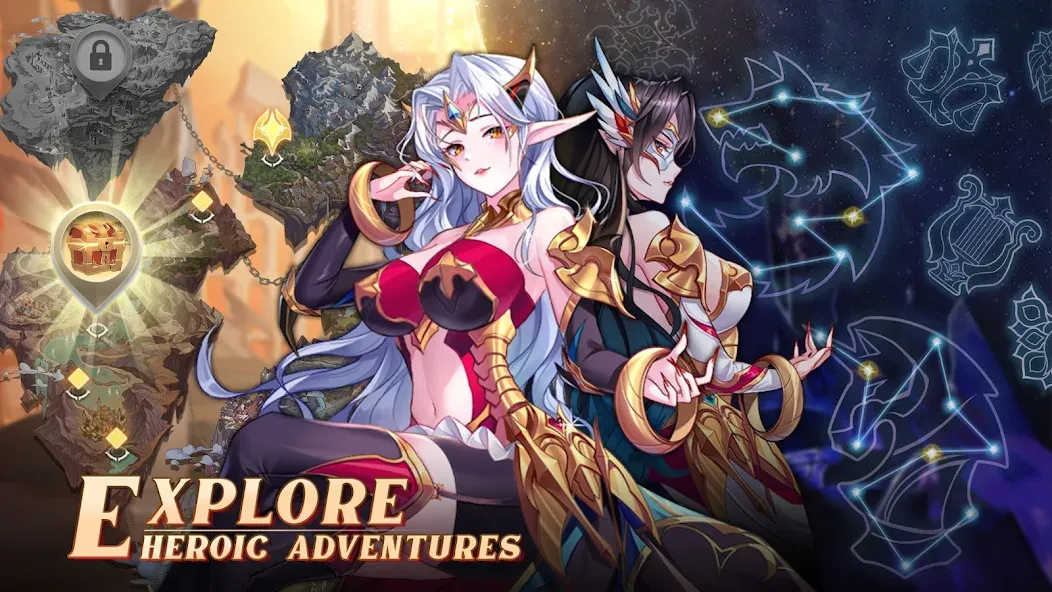 Mythic Heroes: Idle RPG (Мифические герои) [МОД: Все открыто, Дополнительные деньги и Меню MOD] Screenshot 5