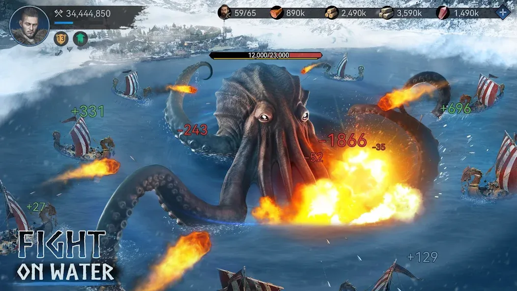 Viking Rise: Valhalla (Викинг Райз) [МОД: Много денег, Монет и Все открыто] Screenshot 4