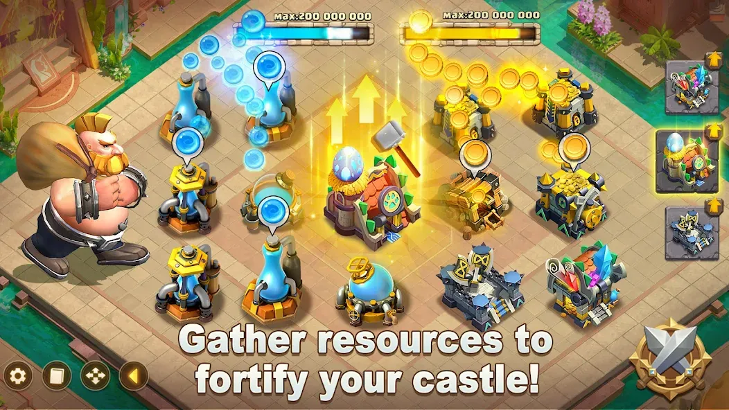 Castle Clash: World Ruler (Кастл Клаш) [МОД: Бесконечные деньги, Монеты и Мега MOD] Screenshot 4