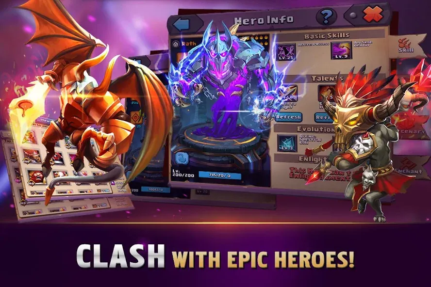 Clash of Lords 2: Guild Castle (Клэш оф Лордс 2) [МОД: Деньги, Монеты и Меню MOD] Screenshot 2