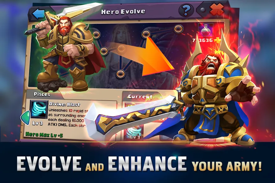 Clash of Lords 2: Guild Castle (Клэш оф Лордс 2) [МОД: Деньги, Монеты и Меню MOD] Screenshot 3
