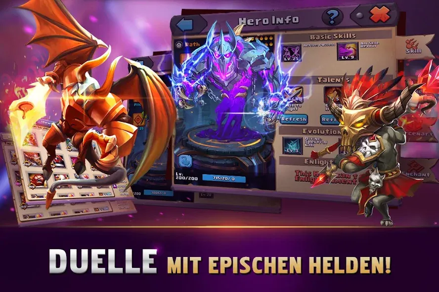 Clash of Lords 2: Ehrenkampf (Клаш оф Лордс 2) [МОД: Меню, Бесконечные монеты и Открытые уровни] Screenshot 4