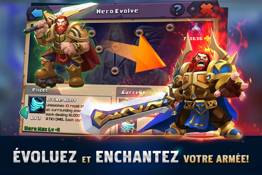 Clash of Lords 2: Clash Divin (Клэш оф Лордс 2) [МОД: Деньги, Монеты и Меню MOD] Screenshot 3