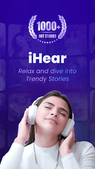 iHear-Audiobooks & Ebooks (айХир) [МОД: Все открыто, Дополнительные деньги и Меню MOD] Screenshot 1