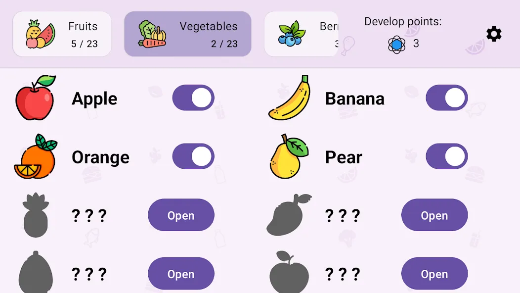 Foody: Edible & Inedible (Фуди) [МОД: Меню, Бесконечные монеты и Открытые уровни] Screenshot 4