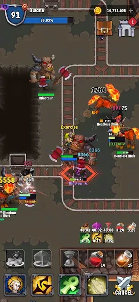 The Walking Hero - Idle RPG (Зе Волкинг Хиро) [МОД: Много денег, Монет и Все открыто] Screenshot 1