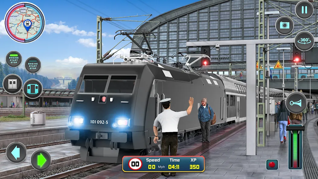 City Train Driver- Train Games [МОД: Все открыто, Дополнительные деньги и Меню MOD] Screenshot 1