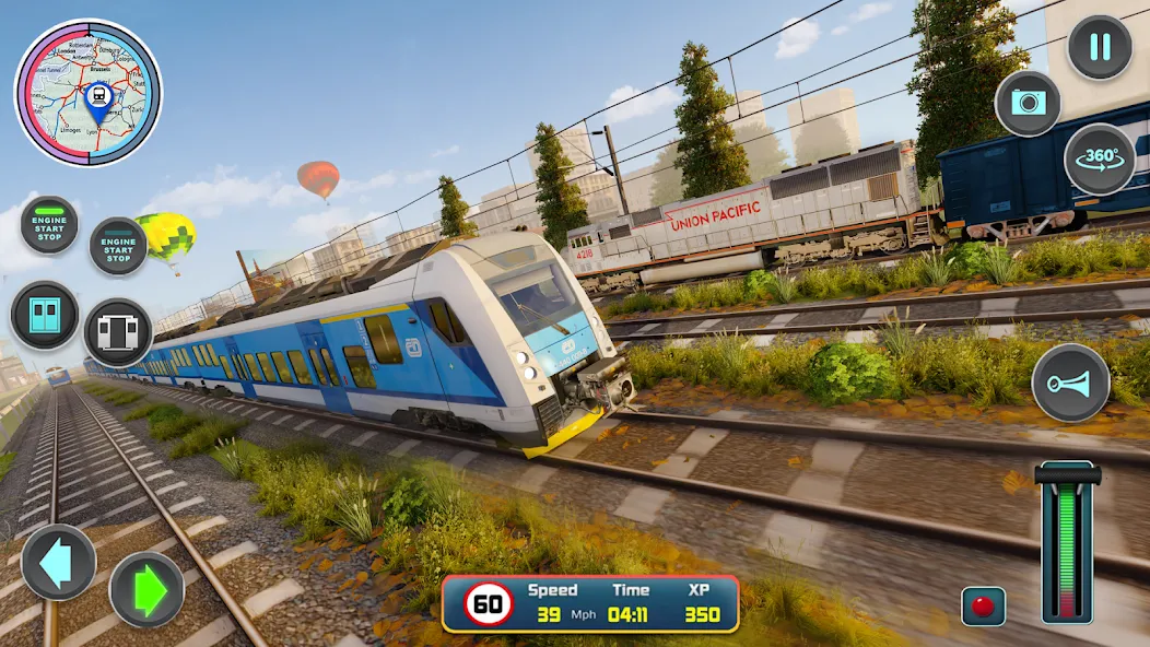 City Train Driver- Train Games [МОД: Все открыто, Дополнительные деньги и Меню MOD] Screenshot 3