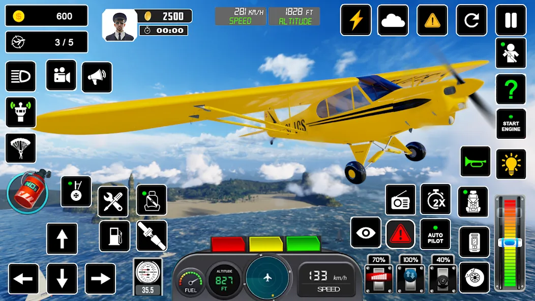 Pilot Flight Simulator Games [МОД: Много денег, Монет и Все открыто] Screenshot 5
