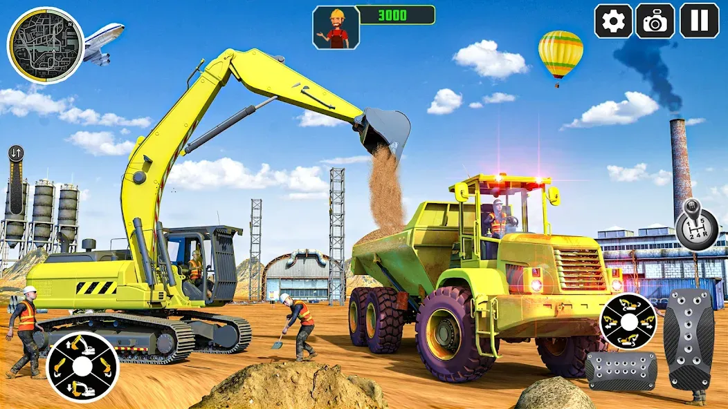 City Construction Simulator 3D [МОД: Деньги, Монеты и Меню MOD] Screenshot 3