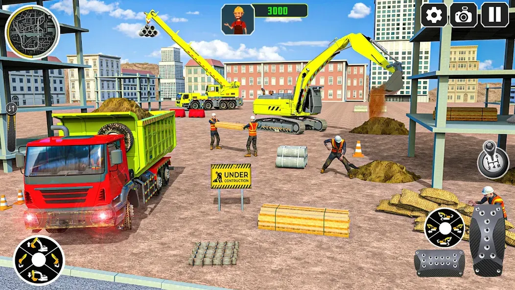 City Construction Simulator 3D [МОД: Деньги, Монеты и Меню MOD] Screenshot 4