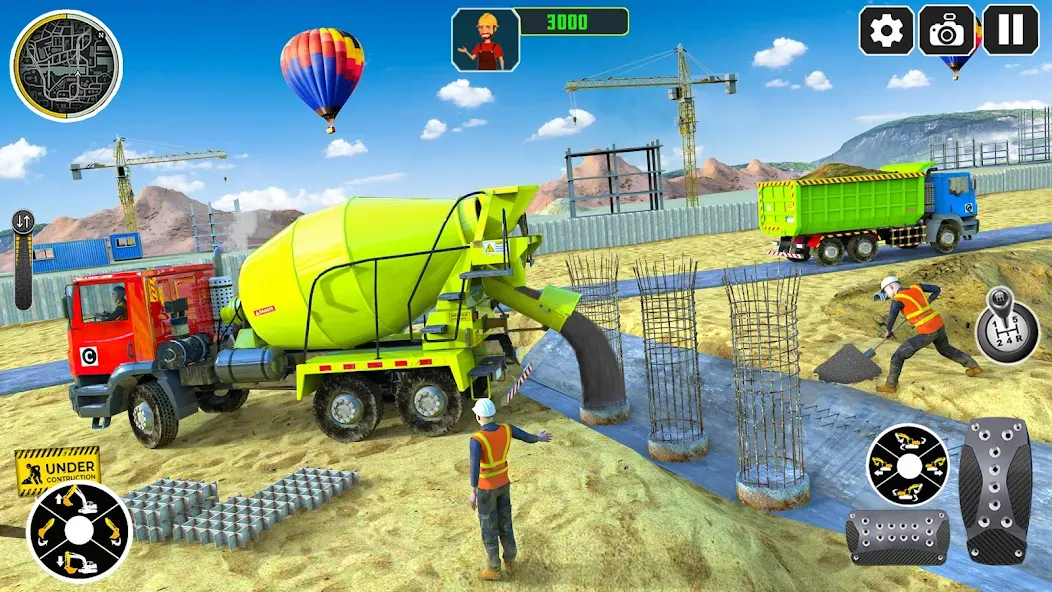 City Construction Simulator 3D [МОД: Деньги, Монеты и Меню MOD] Screenshot 5