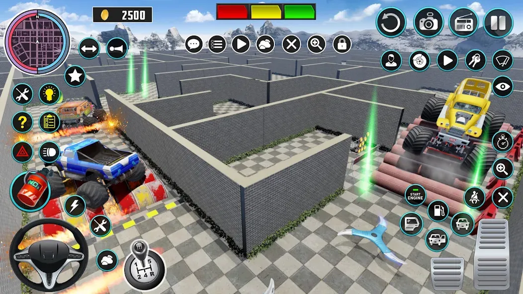 Monster Truck Maze Puzzle Game [МОД: Много денег, Монет и Все открыто] Screenshot 3