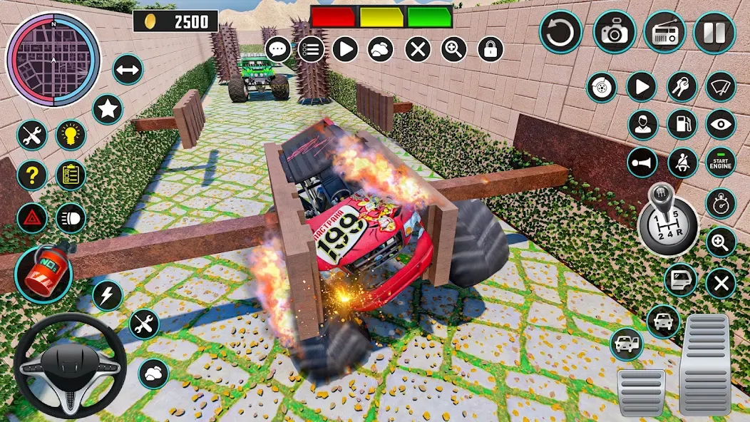 Monster Truck Maze Puzzle Game [МОД: Много денег, Монет и Все открыто] Screenshot 5