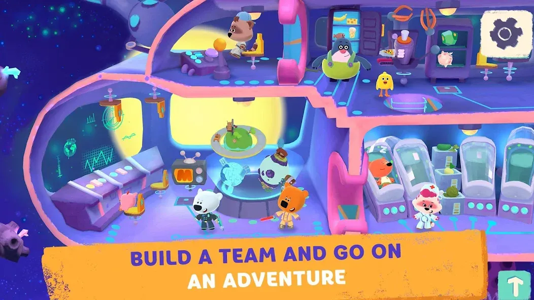 Be-be-bears in space [МОД: Много монет, Открытые уровни и Мега MOD] Screenshot 2