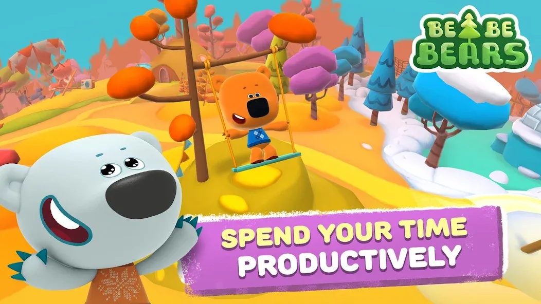Be-be-bears: Adventures [МОД: Бесконечные деньги, Монеты и Мега MOD] Screenshot 3