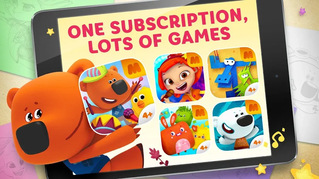 Rhythm and Bears [МОД: Много денег, Монет и Все открыто] Screenshot 1
