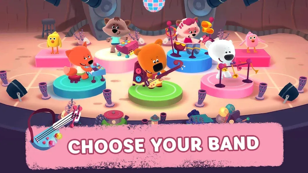 Rhythm and Bears [МОД: Много денег, Монет и Все открыто] Screenshot 2