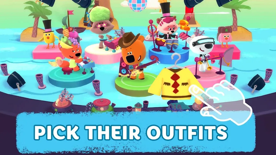 Rhythm and Bears [МОД: Много денег, Монет и Все открыто] Screenshot 3