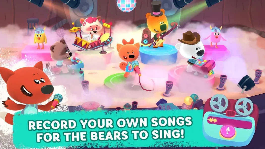 Rhythm and Bears [МОД: Много денег, Монет и Все открыто] Screenshot 5