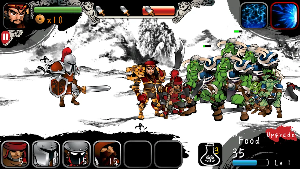 Three Kingdoms Defense (Три Королевства Защита) [МОД: Деньги, Монеты и Меню MOD] Screenshot 3