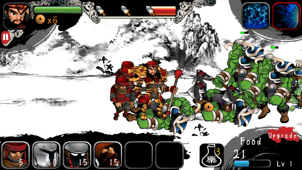 Three Kingdoms Defense (Три Королевства Защита) [МОД: Деньги, Монеты и Меню MOD] Screenshot 5