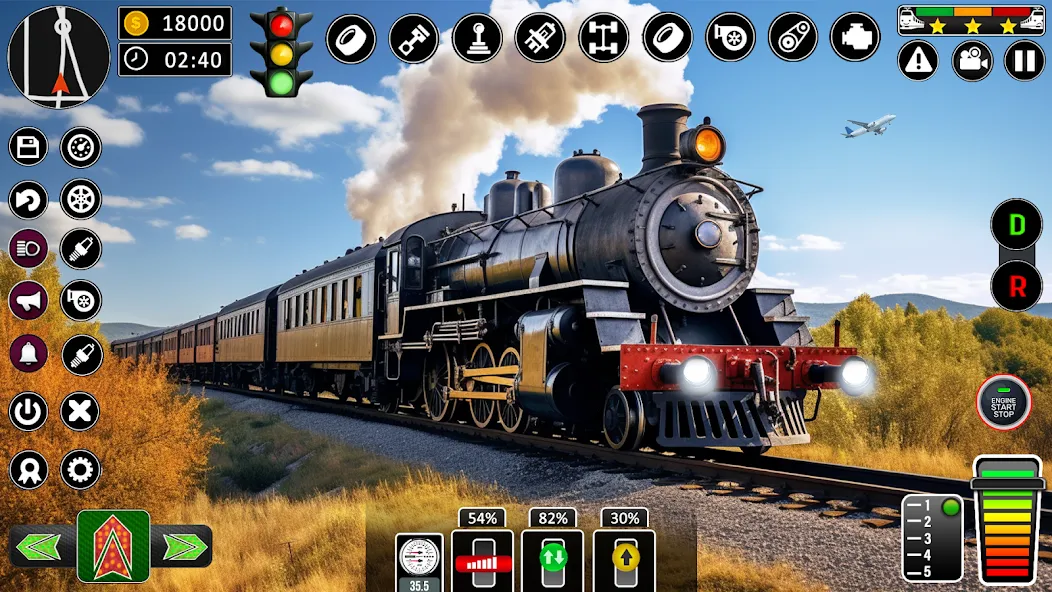 City Train Games Driver Sim 3D [МОД: Меню, Бесконечные монеты и Открытые уровни] Screenshot 3