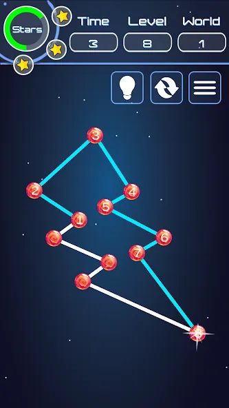 Connect The Dots (Коннект зе Дотс) [МОД: Бесконечные деньги, Монеты и Мега MOD] Screenshot 1