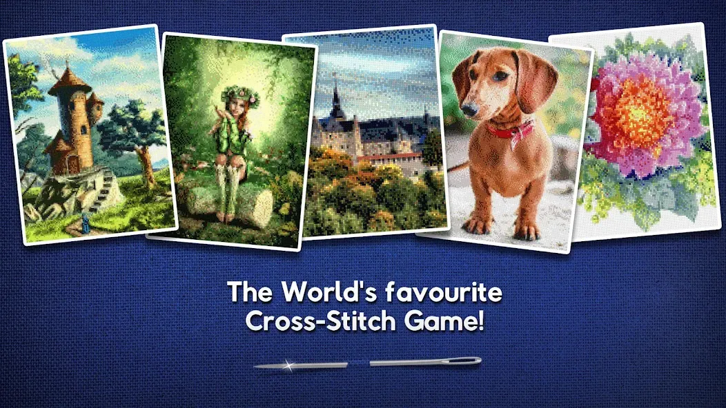 Cross-Stitch World (Кросс) [МОД: Все открыто, Дополнительные деньги и Меню MOD] Screenshot 1