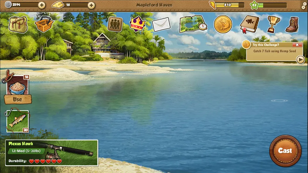 Fishing World (Фишинг Ворлд) [МОД: Деньги, Монеты и Меню MOD] Screenshot 5