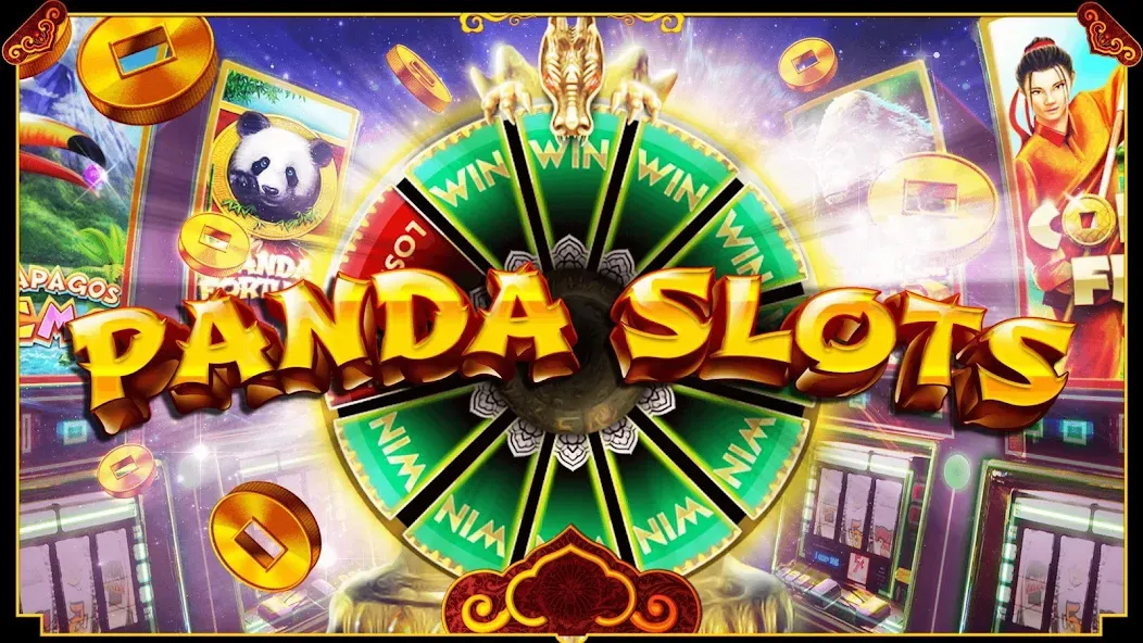 Panda Slots (Панда Слоты) [МОД: Все открыто, Дополнительные деньги и Меню MOD] Screenshot 1