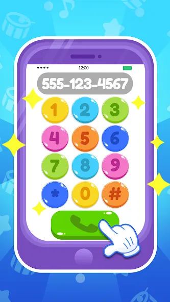 Baby Phone: Toddler Games (Беби Фон) [МОД: Все открыто, Дополнительные деньги и Меню MOD] Screenshot 2