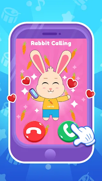Baby Phone: Toddler Games (Беби Фон) [МОД: Все открыто, Дополнительные деньги и Меню MOD] Screenshot 3