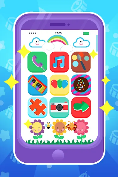 Baby Phone: Toddler Games (Беби Фон) [МОД: Все открыто, Дополнительные деньги и Меню MOD] Screenshot 5