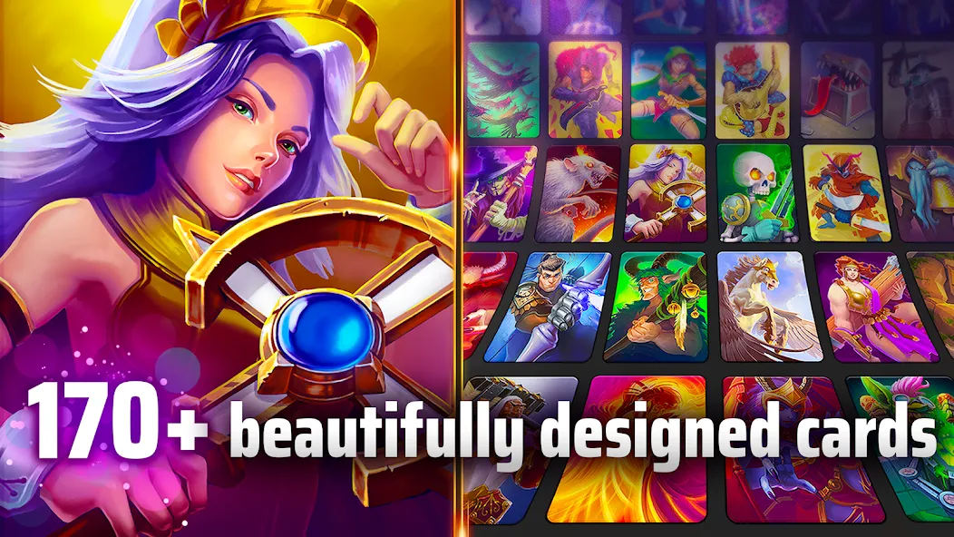 Black Deck - Card Battle CCG (Блэк Дек) [МОД: Меню, Бесконечные монеты и Открытые уровни] Screenshot 5