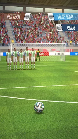 Strike Football Game FreeKick [МОД: Меню, Бесконечные монеты и Открытые уровни] Screenshot 2