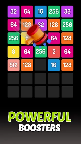 X2 Blocks - 2048 Number Game (Блоки) [МОД: Меню, Бесконечные монеты и Открытые уровни] Screenshot 4