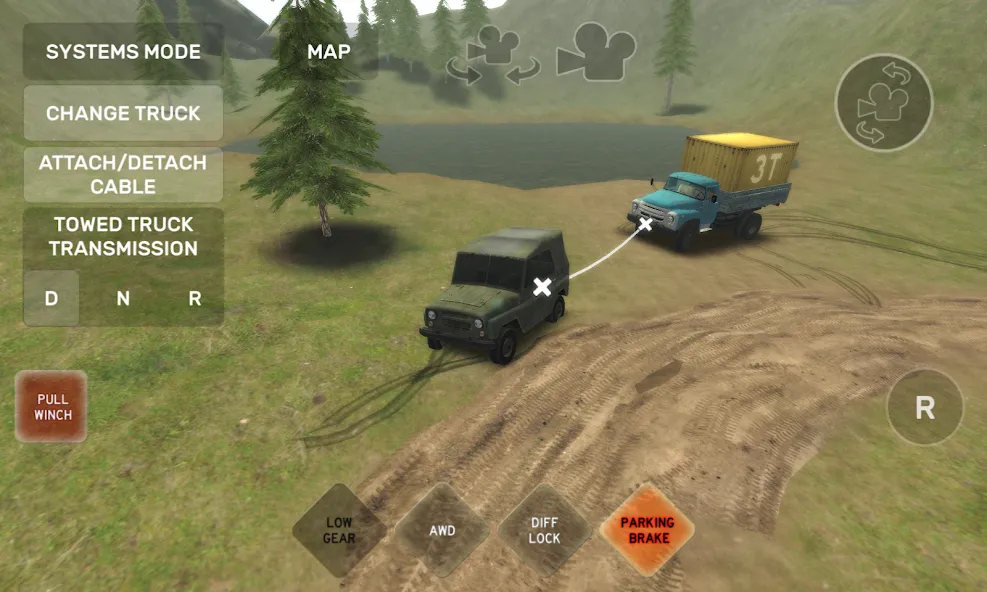 Dirt Trucker: Muddy Hills (Дрт Трукер) [МОД: Бесконечные деньги, Монеты и Мега MOD] Screenshot 1